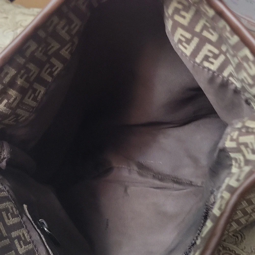 Fendi Black and Brown Messenger Bag - Picture 8 of 16